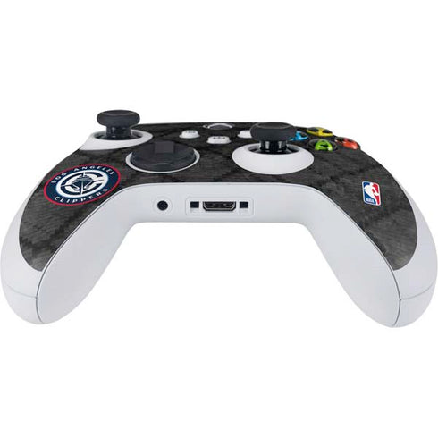 NBA Los Angeles Clippers Black Rust Xbox Series S Controller Skin